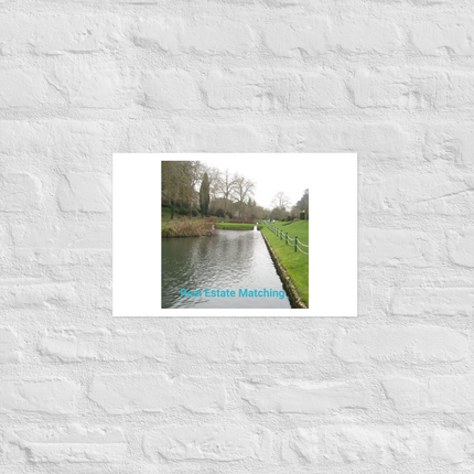 Lakeside Beauty Photo paper poster with realestatematching without key Logo