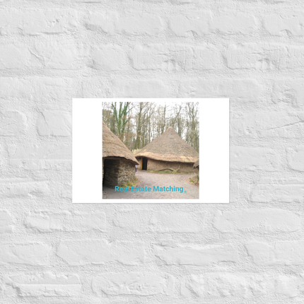 Village Charm Photo paper poster with realestatematching without key Logo