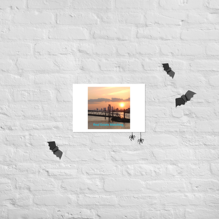 Evening Glow Photo paper poster with realestatematching without key Logo