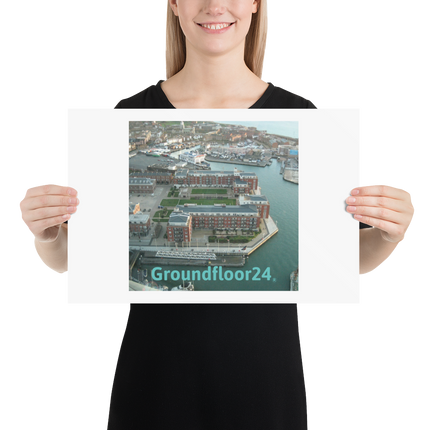 Nice City Photo paper poster with Groundfloor24 without House Logo