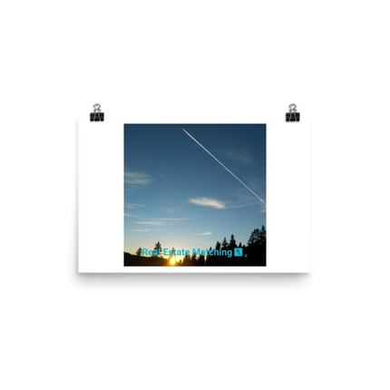 Attractive Sinari Photo paper poster with realestatematching with key Logo