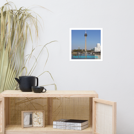 Lovely Sinari Photo paper poster with Real Estate Matching Logo
