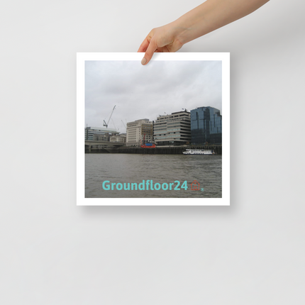 Beautiful Place Photo paper poster with Groundfloor24 Logo