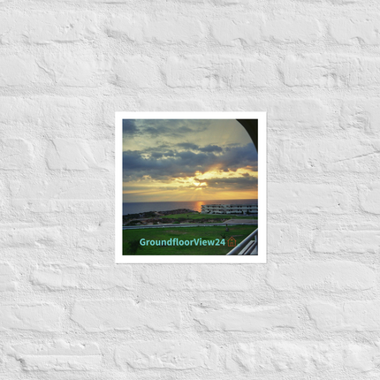 Natural View Photo paper poster with groundfloorview24 with House Logo