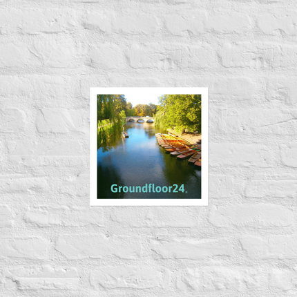 Beautiful Nature Photo paper poster with Groundfloor24 without House Logo
