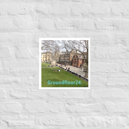 Beautiful Park Photo paper poster with Groundfloor24 without House Logo