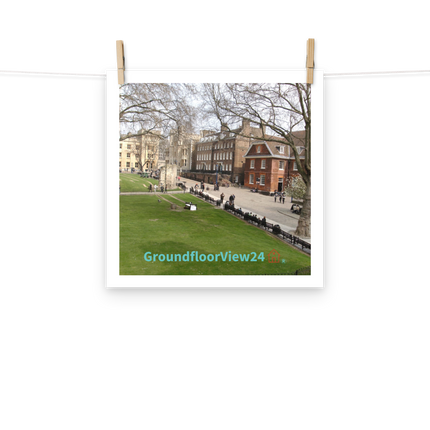 Beautiful Park Photo paper poster with groundfloorview24 with House Logo
