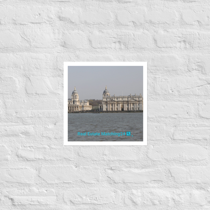 Riverside Beauty Photo paper poster with realestatematching24 with key Logo