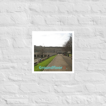 Majestic Palace Photo paper poster with Groundfloor with House Logo