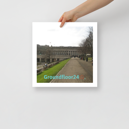 Majestic Palace Photo paper poster with Groundfloor24 with House Logo