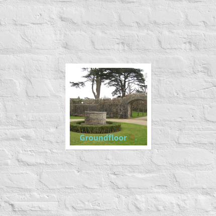 Nature's Wonders Photo paper poster with Groundfloor with House Logo