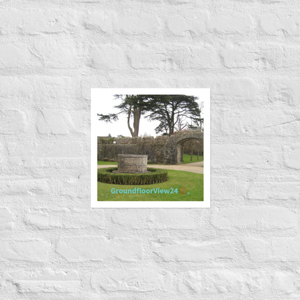 Nature's Wonders Photo paper poster with groundfloorview24 with House Logo