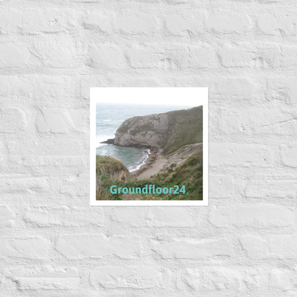Sea & Hills Photo paper poster with Groundfloor24 without House Logo