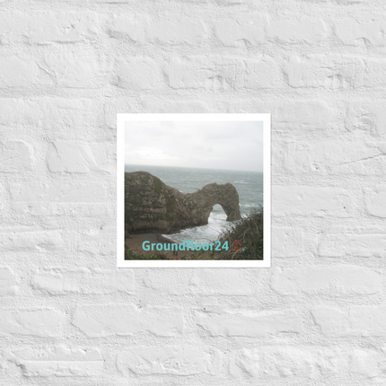 Coastal Escape Photo paper poster with Groundfloor24 with House Logo