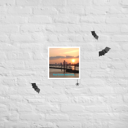 Evening Glow Photo paper poster with realestatematching without key Logo