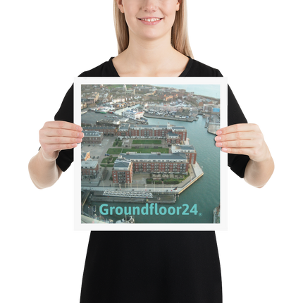 Nice City Photo paper poster with Groundfloor24 without House Logo