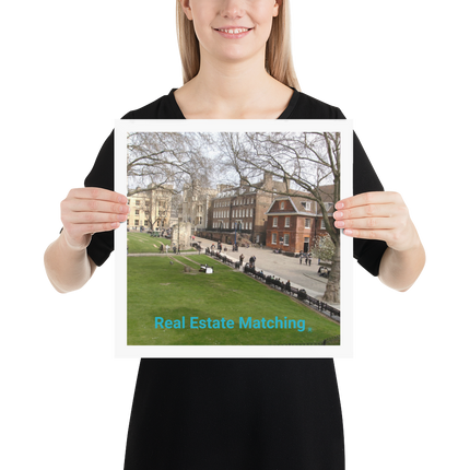 Beautiful Park Photo paper poster with realestatematching without key Logo