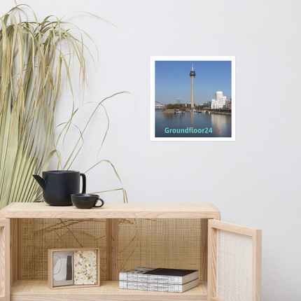 Lovely Sinari Photo paper poster with Groundfloor24 Logo