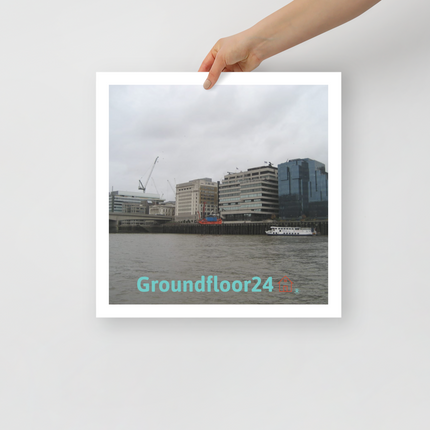 Beautiful Place Photo paper poster with Groundfloor24 Logo