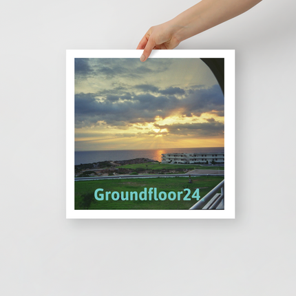 Natural View Photo paper poster with Groundfloor24 without House Logo