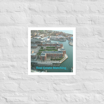 Nice City Photo paper poster with realestatematching without key Logo