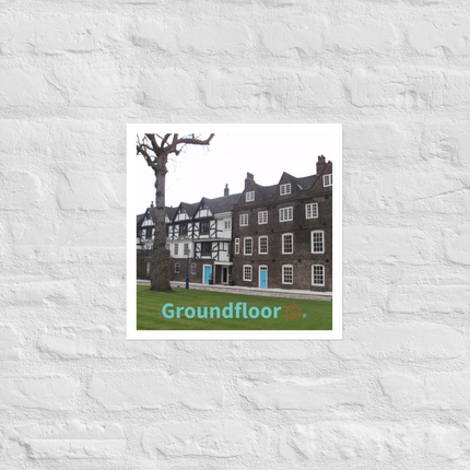 Beautiful Palace Photo paper poster with Groundfloor with House Logo