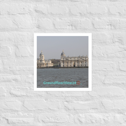 Riverside Beauty Photo paper poster with groundfloorview24 with House Logo