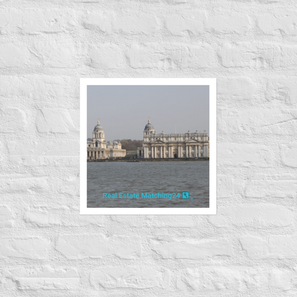 Riverside Beauty Photo paper poster with realestatematching24 with key Logo