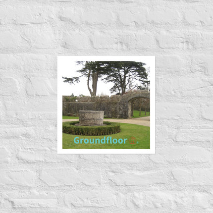 Nature's Wonders Photo paper poster with Groundfloor with House Logo