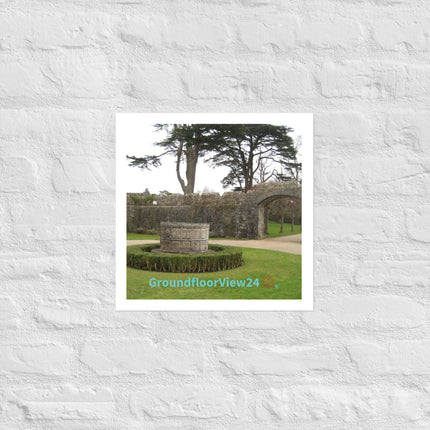 Nature's Wonders Photo paper poster with groundfloorview24 with House Logo