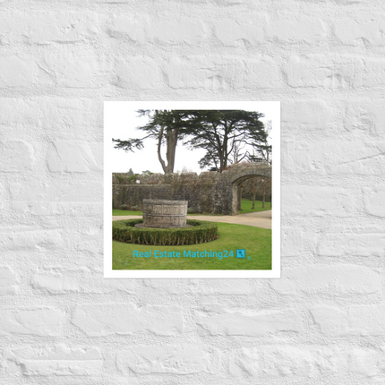 Nature's Wonders Photo paper poster with realestatematching24 with key Logo