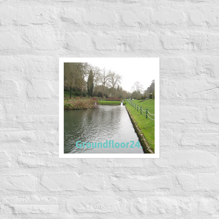 Lakeside Beauty Photo paper poster with Groundfloor24 without House Logo