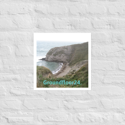 Sea & Hills Photo paper poster with Groundfloor24 without House Logo