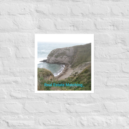 Sea & Hills Photo paper poster with realestatematching without key Logo