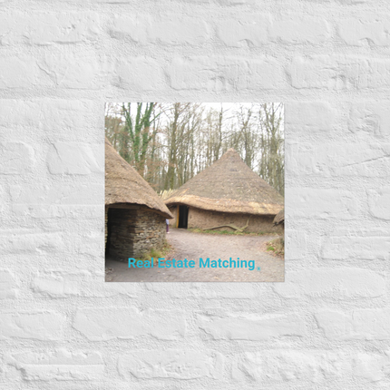 Village Charm Photo paper poster with realestatematching without key Logo