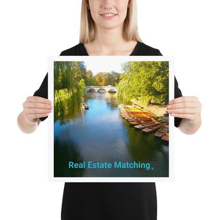 Beautiful Nature Photo paper poster with realestatematching without key Logo