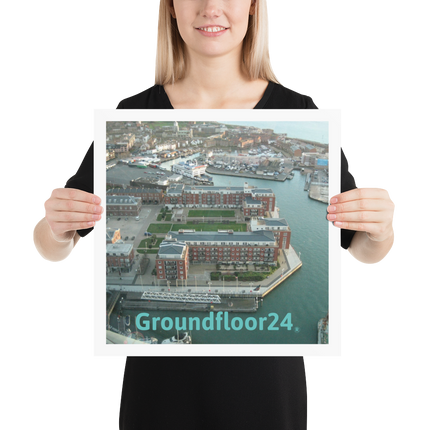 Nice City Photo paper poster with Groundfloor24 without House Logo