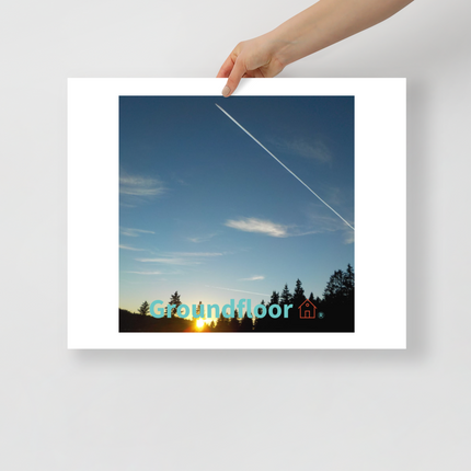 Attractive Sinari Photo paper poster with Groundfloor with House Logo