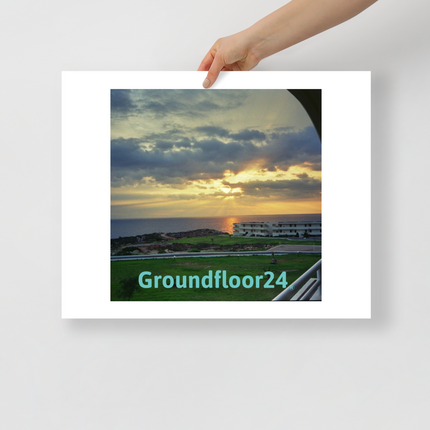 Natural View Photo paper poster with Groundfloor24 without House Logo