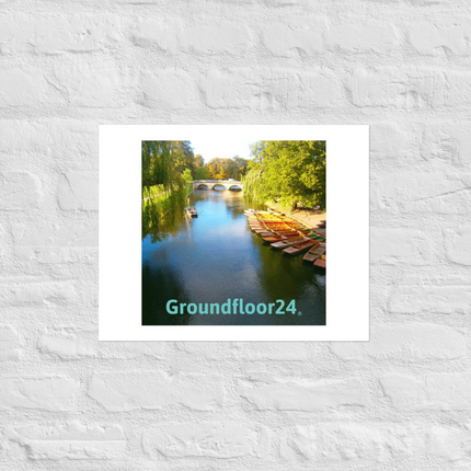 Beautiful Nature Photo paper poster with Groundfloor24 without House Logo
