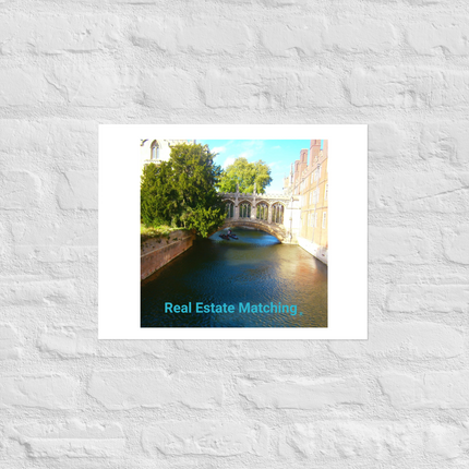 Beautiful Canel Photo paper poster with realestatematching without key Logo