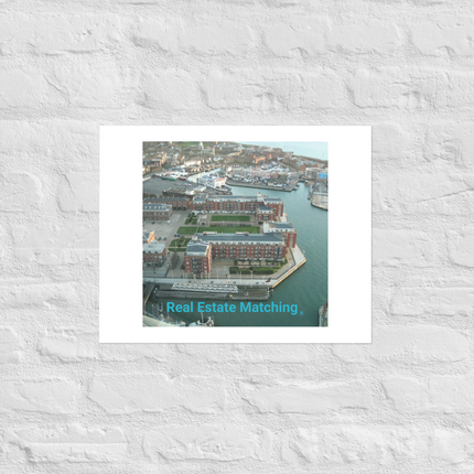 Nice City Photo paper poster with realestatematching without key Logo