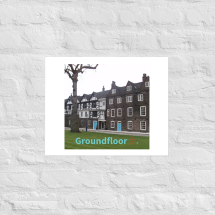 Beautiful Palace Photo paper poster with Groundfloor with House Logo