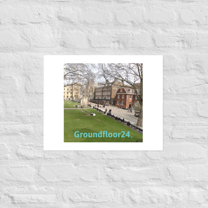 Beautiful Park Photo paper poster with Groundfloor24 without House Logo