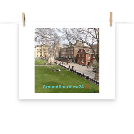 Beautiful Park Photo paper poster with groundfloorview24 with House Logo