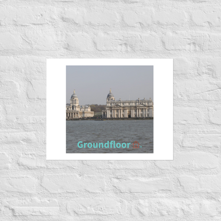 Riverside Beauty Photo paper poster with Groundfloor with House Logo