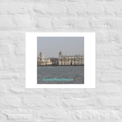 Riverside Beauty Photo paper poster with groundfloorview24 with House Logo