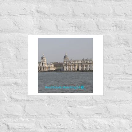 Riverside Beauty Photo paper poster with realestatematching24 with key Logo