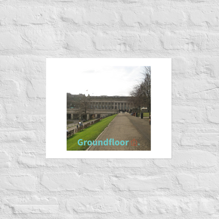 Majestic Palace Photo paper poster with Groundfloor with House Logo
