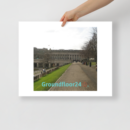 Majestic Palace Photo paper poster with Groundfloor24 with House Logo